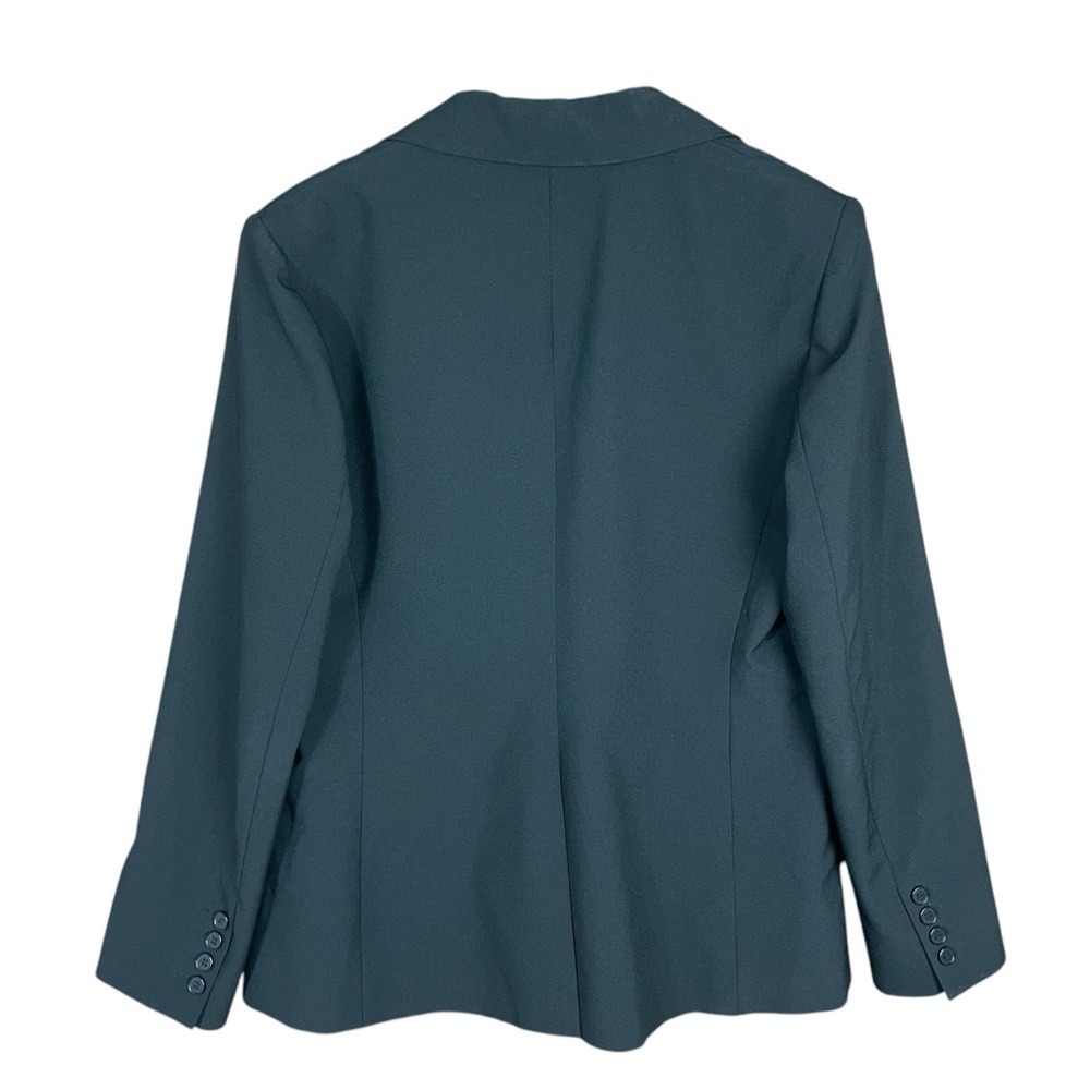 New York & Company | Stretch Collection Black Blazer Suit Jacket Deep‎ Neckline - Picture 6 of 8